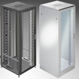 Rack Server 42U 80x100 (LxP) - Porta in Vetro o Grigliata - immagine 1