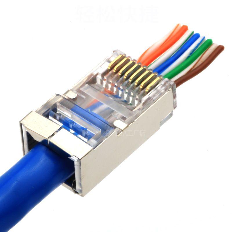 Plug RJ45 FTP Cat 6 Passanti – TECU