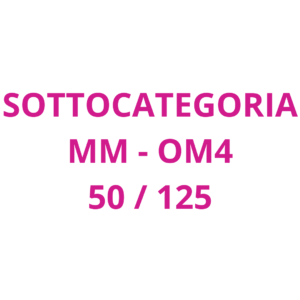 Bretelle Ottiche OM4-50/125-MM