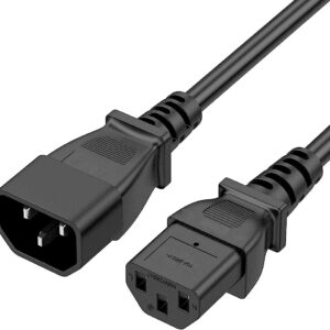 Cavo Alimentazione M/F - C14/C13 10A 1,8mt - immagine 1