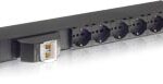 Barra PDU 6 prese Int. Magnet. Bip. 1U - immagine 1