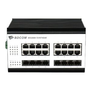 IES2000-TU16T4S4X Switch Industrial 16-Port Giga +4xGiga SFP +4x10G SFP+ L3-lite Stackable Managed - immagine 1