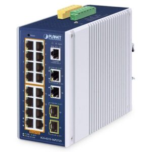 IGS-4215-16P2T2S Switch 16 Port Giga PoE +2xGiga +2xGiga SFP Managed - immagine 1