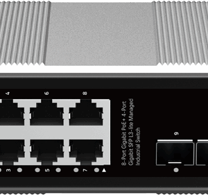 Switch Industrial L3-lite 8-P Gb PoE+ +4xSFP - immagine 1