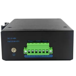 Industrial PoE Switch 10 ethernet, 8 gigabit PoE, 2 SFP uplink - immagine 3