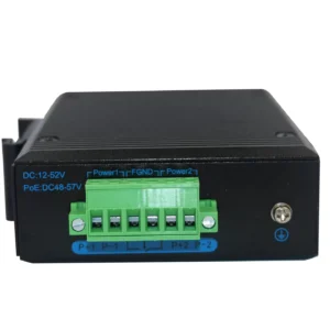 Switch Industrial Din Rail, 5-porte RJ45 PoE 10/100 - immagine 2