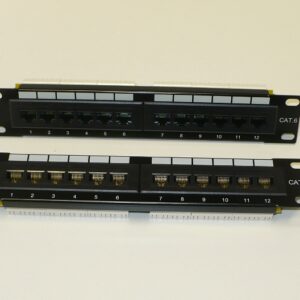 PatchPanel Cat 6 UTP 12 Porte 10" - immagine 1