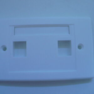Placca 503 Bianca a 2 fori - immagine 1