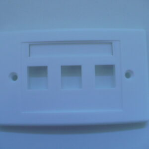 Placca 503 Bianca a 3 fori - immagine 1