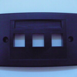 Placca 503 NERA a 3 fori - immagine 1