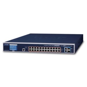GS-6320-24UP2T2XV Switch 24 Port Giga PoE +2x10G SFP+ 2x10G SFP+ Managed - immagine 1