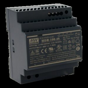 HDR-100-48 Alimentatore Din-Rail 48V 100W 1,9A - immagine 1