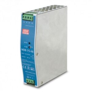 NDR-75-48 Alimentatore Din-Rail 48-55V 75W 1,6A - immagine 1